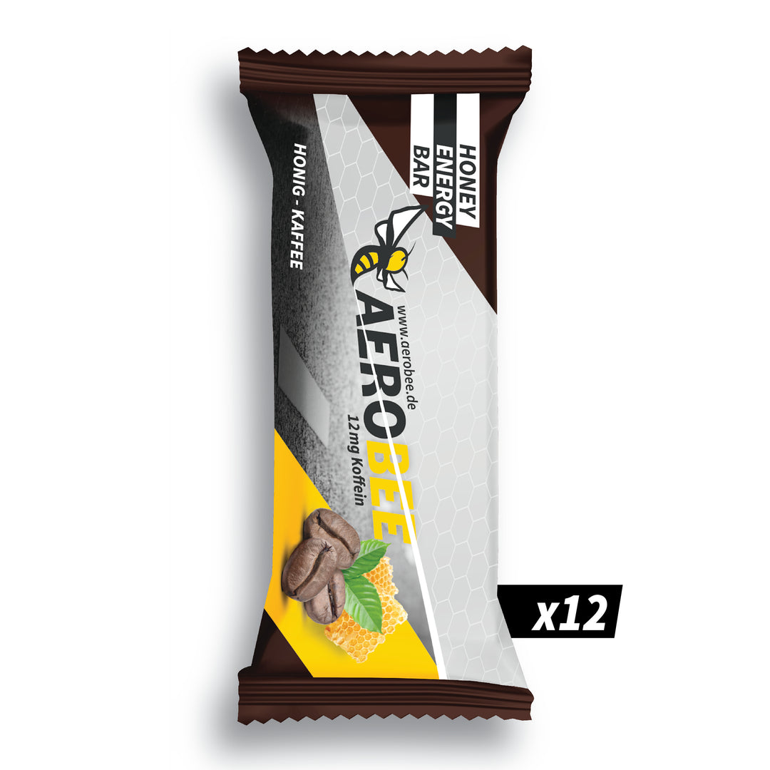 12er Pack Honig & Kaffee | AEROBEE ENERGY BAR
