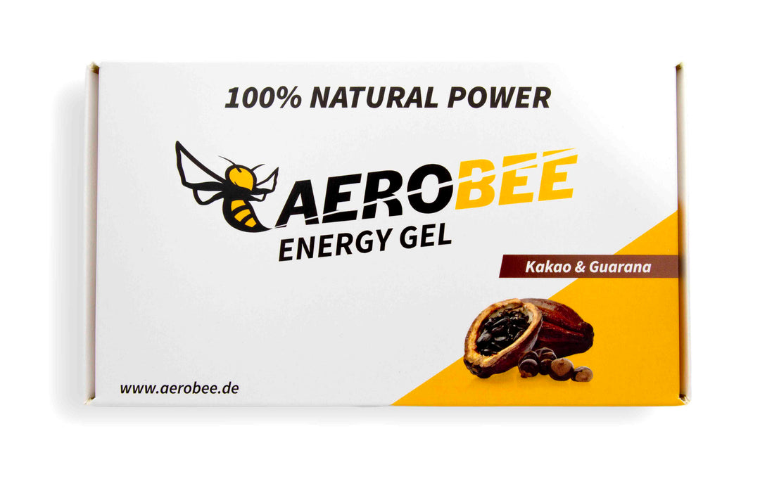 10er Pack Kakao & Guarana CLASSIC | AEROBEE Energy Gel