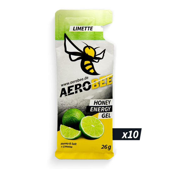 10er Pack Limette CLASSIC | AEROBEE Energy Gel