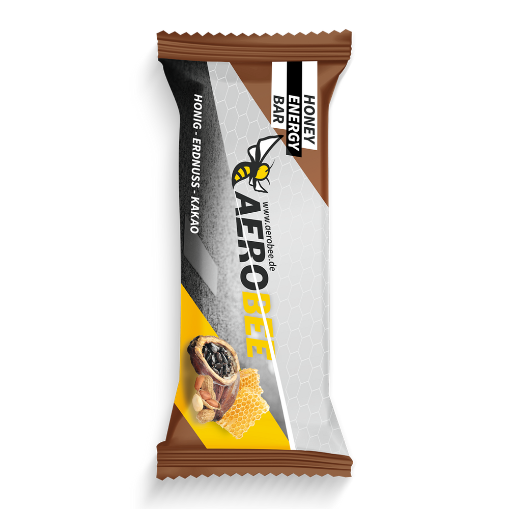 1 Stk. Honig, Erdnuss & Kakao | AEROBEE Energy Bar