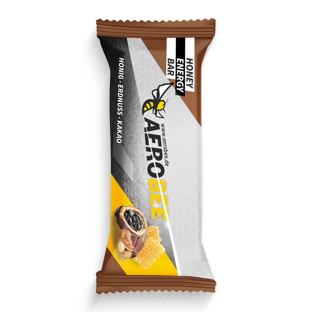 1 Stk. Honig, Erdnuss & Kakao | AEROBEE Energy Bar