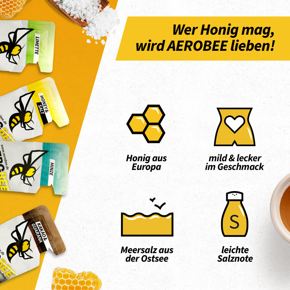 CLASSIC Probierpaket - AEROBEE Energy Gel - CLASSIC