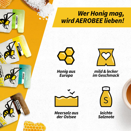CLASSIC Probierpaket - AEROBEE Energy Gel - CLASSIC
