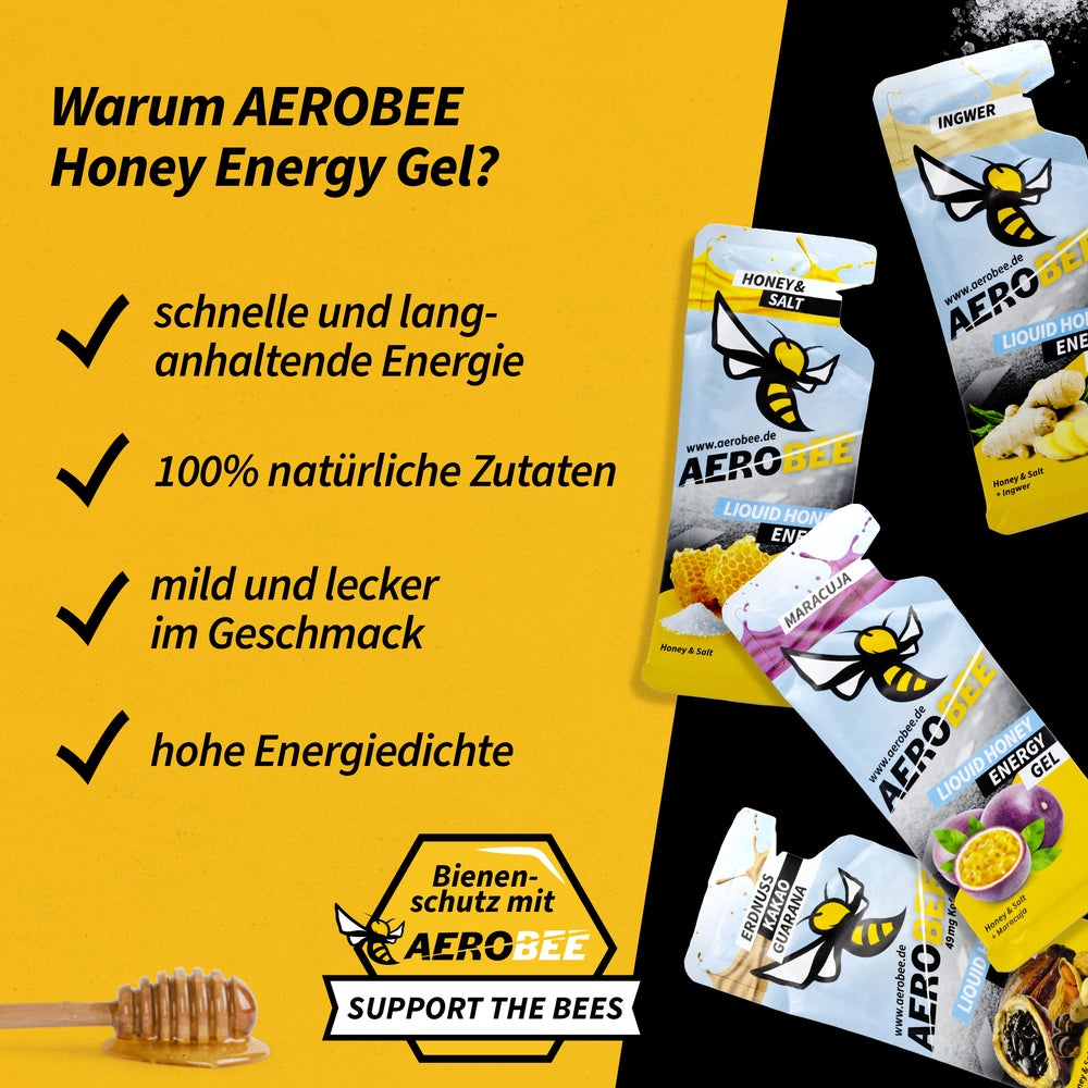 LIQUID Probierpaket - AEROBEE Energy Gel - LIQUID