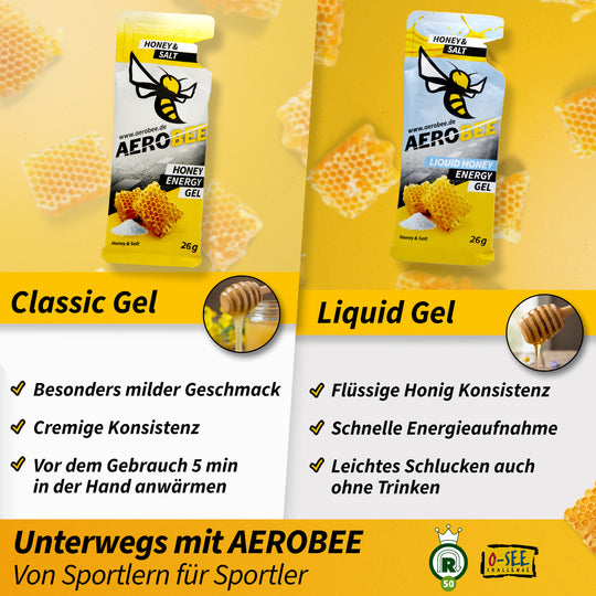 LIQUID Probierpaket - AEROBEE Energy Gel - LIQUID